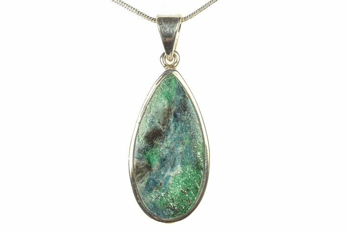 Sparkly Fuchsite Pendant (Necklace) - Sterling Silver #279716